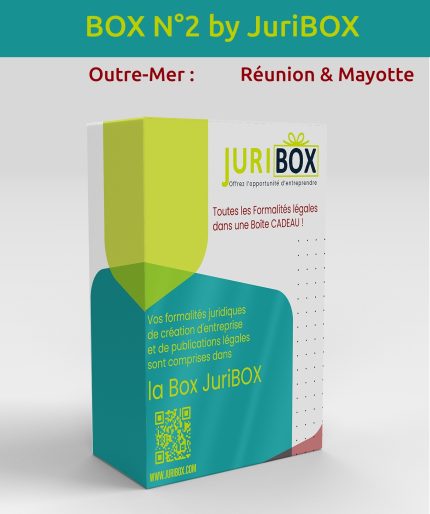 BON CADEAU pour une BOX n°2 JuriBOX, VOUCHER pour la Création d'ENTREPRISE